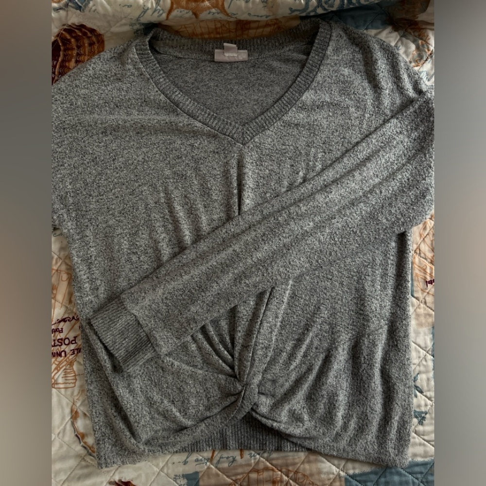 Cute Juniors V-neck Sweater